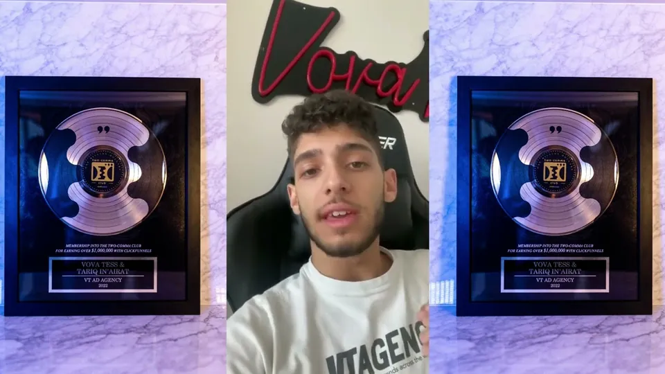 Vova Tess in their video testimonial